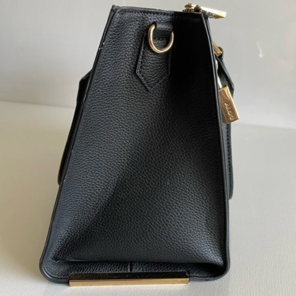 Aldo Black Satchel Handbag and Crossbody Bag - Picture 6 of 10